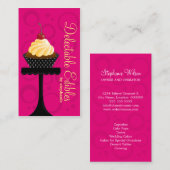 Cupcake bakkerij visitekaartje (Voorkant / Achterkant)