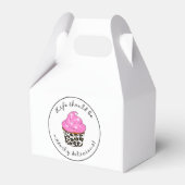 Cupcake Bedankdoosjes (Voorkant Zijde)