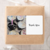 Cupcake Bedankt Etiket (Insitu)