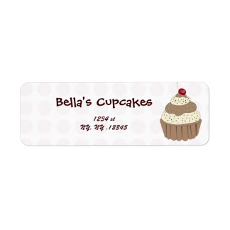 cupcake bedrijf retour adres label