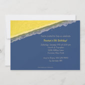 Cupcake Birthday Invitation Kaart (Achterkant)