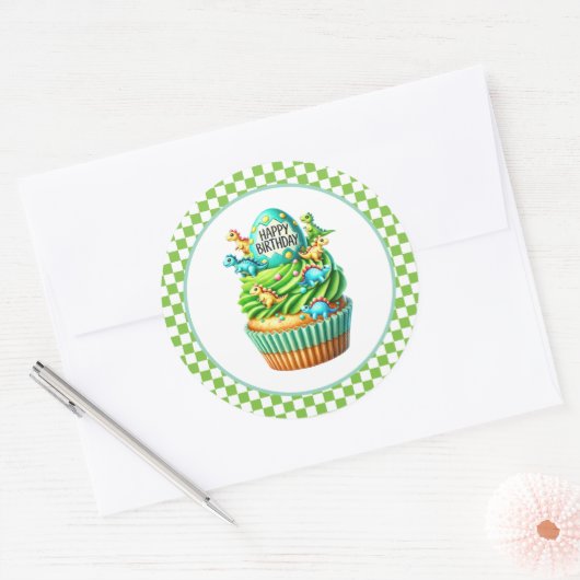 Cupcake Birthday Stickers (Enveloppe)