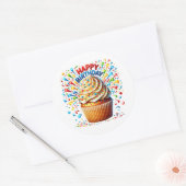 Cupcake Birthday Stickers (Enveloppe)