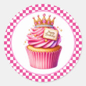 Cupcake Birthday Stickers (Devant)