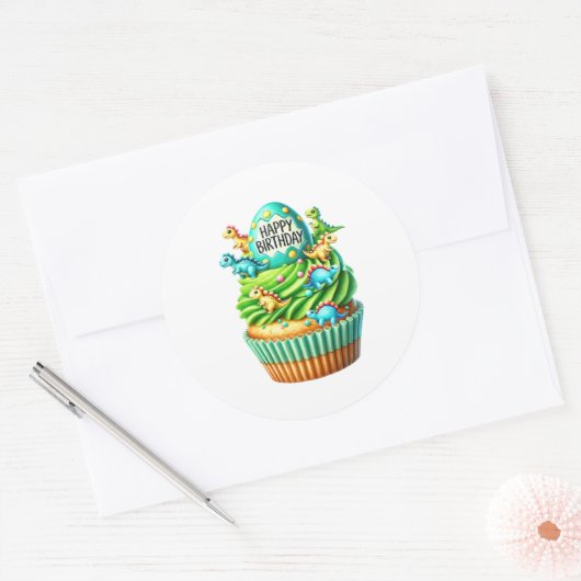 Cupcake Birthday Stickers (Enveloppe)
