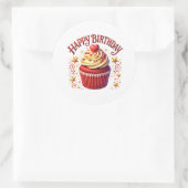 Cupcake Birthday Stickers (Sac)