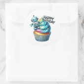 Cupcake Birthday Stickers (Sac)