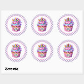 Cupcake Birthday Stickers (Vel)