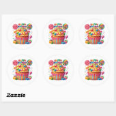 Cupcake Birthday Stickers (Feuille)