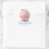 Cupcake Birthday Stickers (Sac)