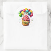 Cupcake Birthday Stickers (Sac)