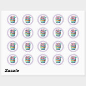 Cupcake Birthday Stickers (Vel)