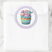 Cupcake Birthday Stickers (Sac)