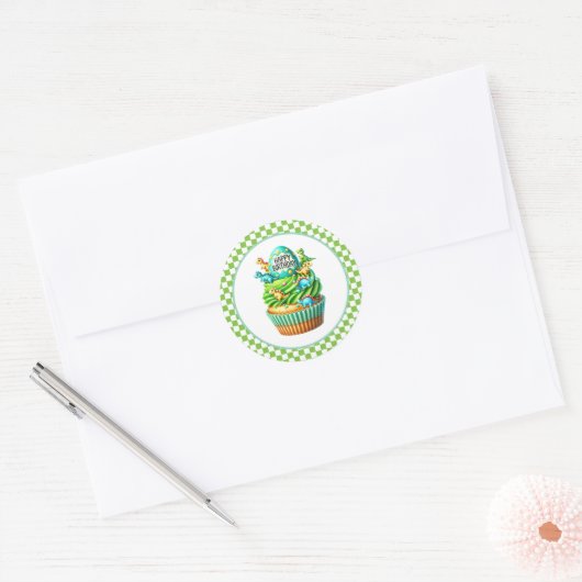 Cupcake Birthday Stickers (Enveloppe)