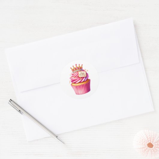 Cupcake Birthday Stickers (Enveloppe)