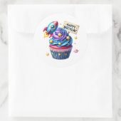 Cupcake Birthday Stickers (Sac)