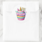 Cupcake Birthday Stickers (Sac)