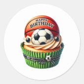 Cupcake Birthday Stickers (Devant)