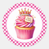 Cupcake Birthday Stickers (Devant)