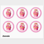Cupcake Birthday Stickers (Feuille)