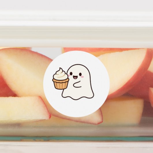 Cupcake Boo stickers (Aangebracht)