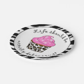 Cupcake-Borden Papieren Bordje (Gekanteld)