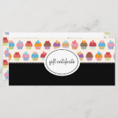 Cupcake Boutique Style Cadeaubonnen (Voorkant / Achterkant)