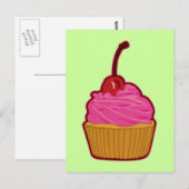 Cupcake Briefkaart (Voorkant / Achterkant)