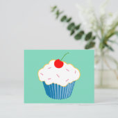 Cupcake Briefkaart (Staand voorkant)