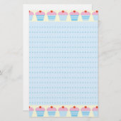 Cupcake Briefpapier (Voorkant / Achterkant)