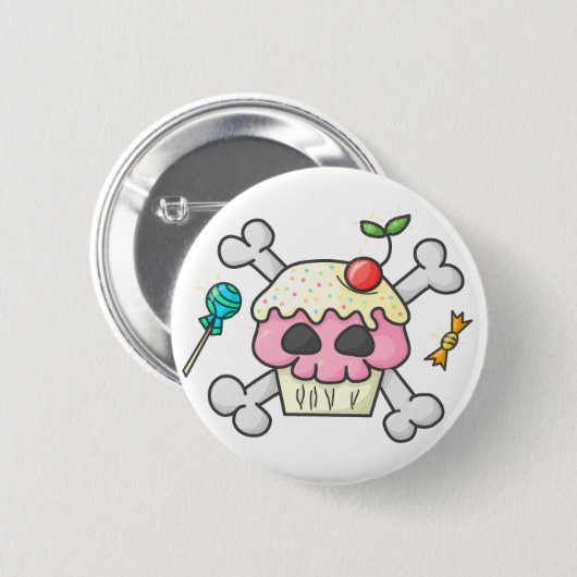 Cupcake Button (Voorkant /achterkant)