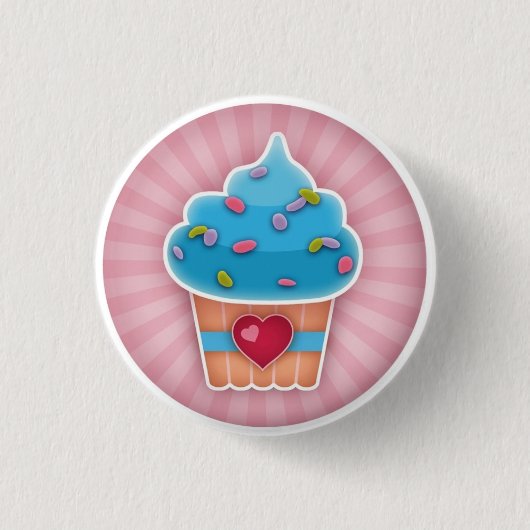 Cupcake-Button Ronde Button 3,2 Cm (Voorkant)