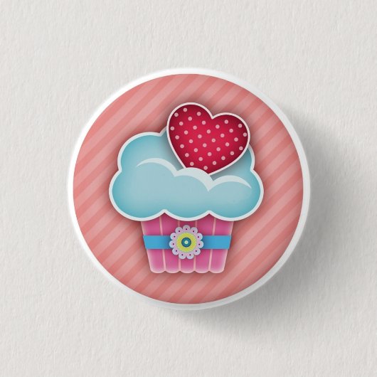 Cupcake-Button Ronde Button 3,2 Cm (Voorkant)