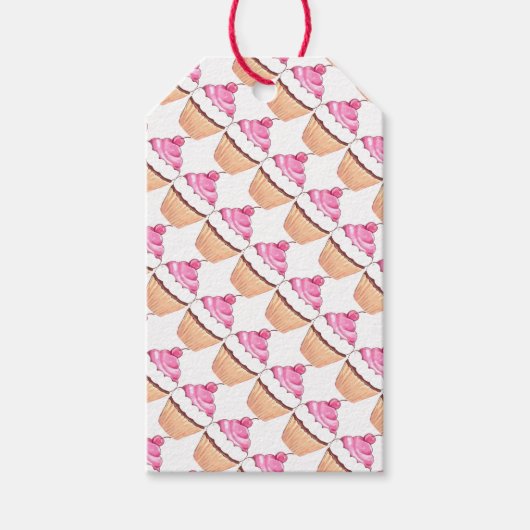 Cupcake Cadeft Label Cadeaulabel (Voorkant)