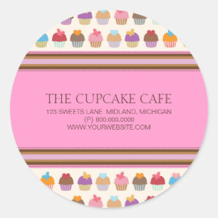 Cupcake Cafe   Stickers van bakkerijbedrijven