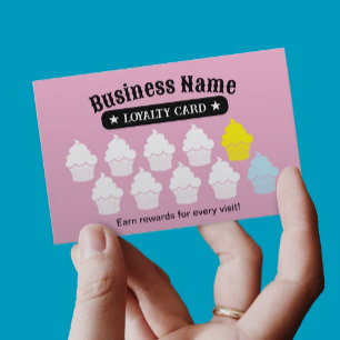 Cupcake Cake Bakery Cute Pink Customer Loyalty