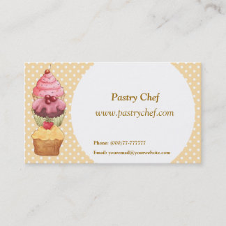 Cupcake Cake Pastries Visitekaartje
