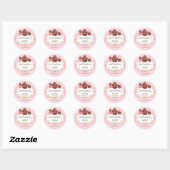 Cupcake Cake Poppen Cookie Bakery Packaging Ronde Sticker (Vel)