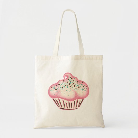 Cupcake-Canvas tas (Voorkant)