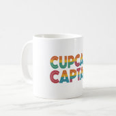 "Cupcake Captain." Koffiemok (Voorkant links)