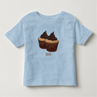 Cupcake cartoon illustratie