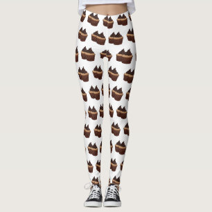 Cupcake cartoon illustratie leggings