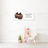 Cupcake cartoon illustratie spandoek (Insitu)