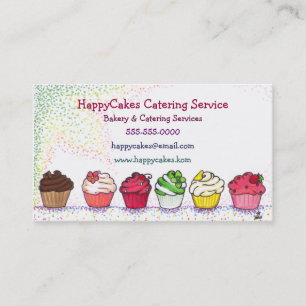 Cupcake Catering Visitekaartje