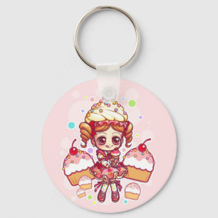 Cupcake-chan-Sleutelhanger Sleutelhanger