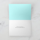 Cupcake Choir op Blue Birthday Kaart (Binnen)