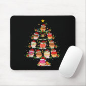 Cupcake Christmas Tree Lights Funny Fast Food Cupc Muismat (Met muis)