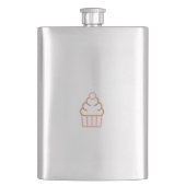 Cupcake Classic Flask Flacon (Voorkant)