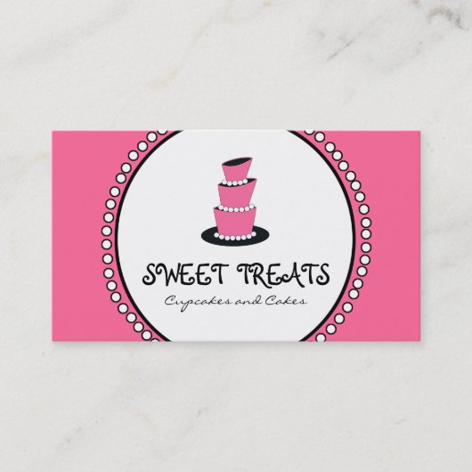 Cupcake Cokesbakkerij-Visitekaartjes Visitekaartje (Voorkant)