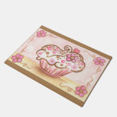Cupcake Cuisine Boulangerie Porte tapis Cadeau (Incliné)